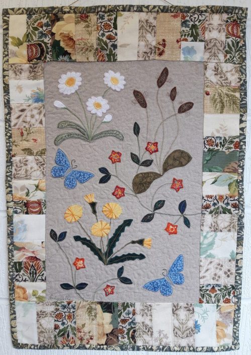 Daisy and Dandelion Wall Hanging