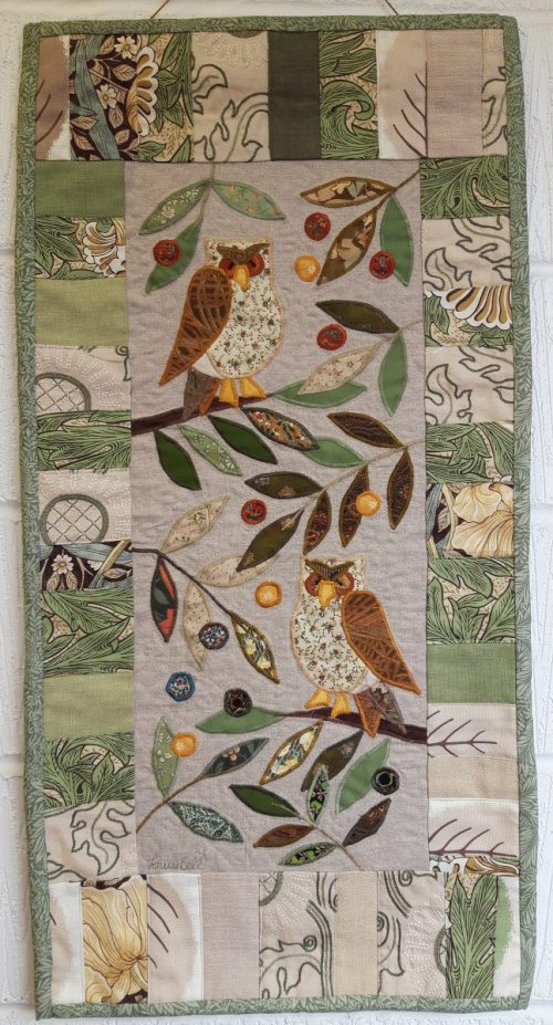 Owls on Branches wall hanging