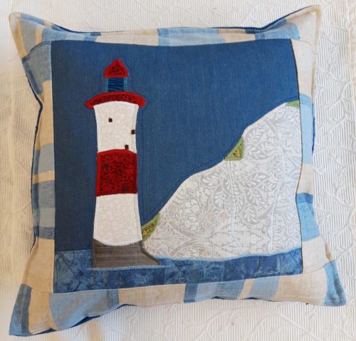 Louise Bell Quilts-Lighthouse-Cushion